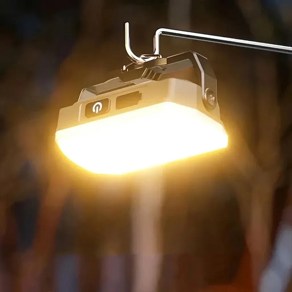 פנס קמפינג נטען עם מגנט חזק