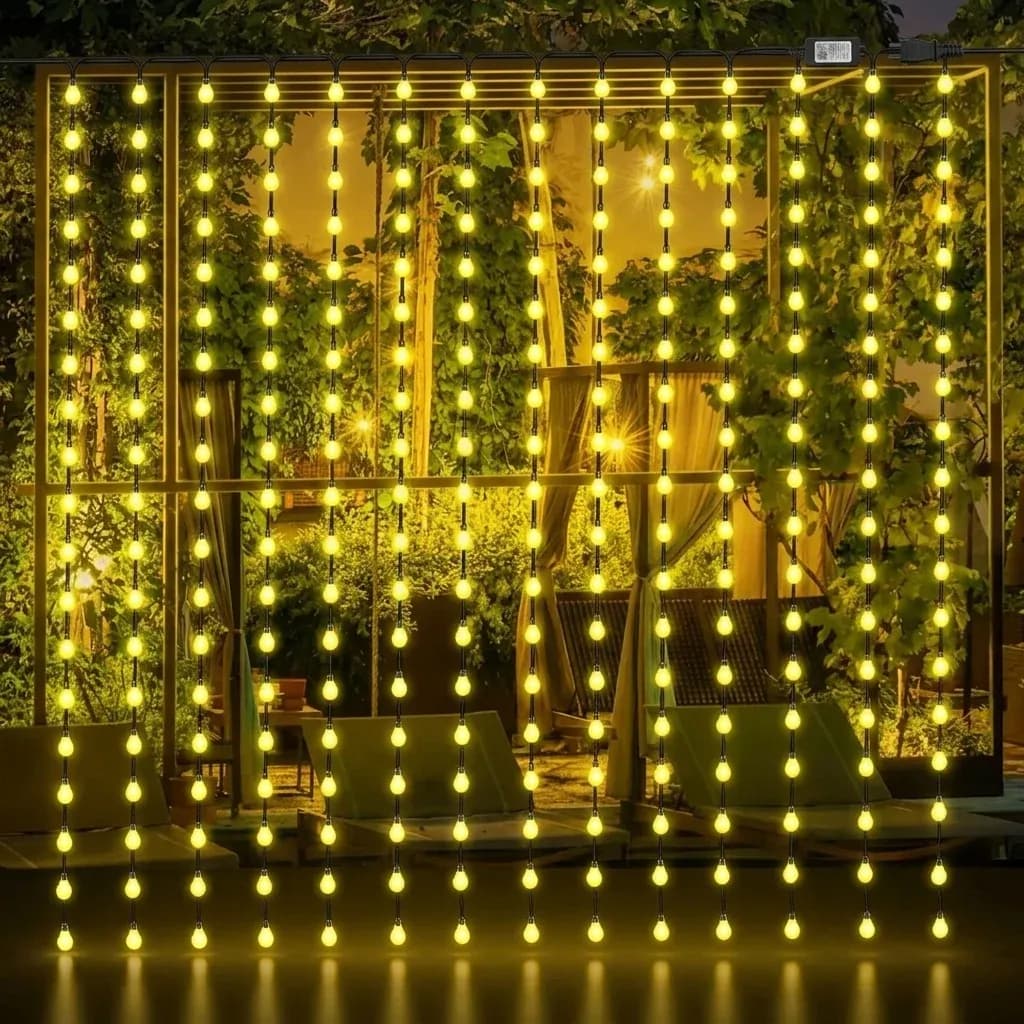 וילון אור לד חכם RGB בגובה 3 מטר