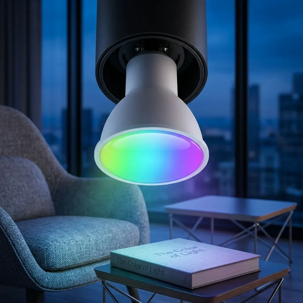 נורת ספוט חכמה GU10 עם וויי פיי ובלוטות׳